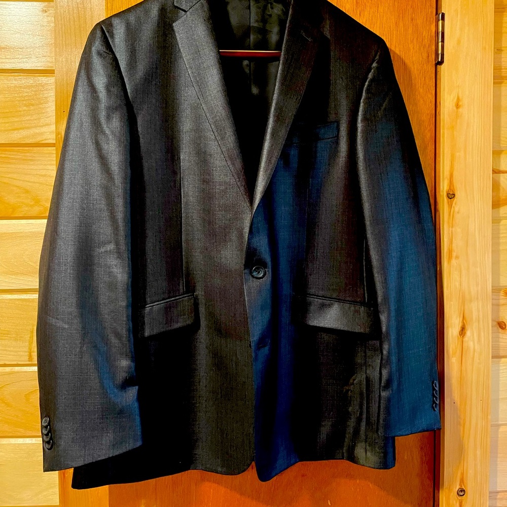 Suit jacket charcoal gray